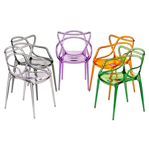Комплект из 2-х стульев Masters прозрачный сиреневый - изображение 15