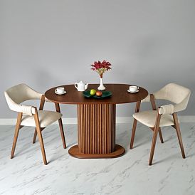 Стол Allure 120х80х75 см, шпон дуба, цвет орех - изображение 13