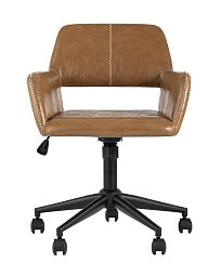Кресло компьютерное Филиус экокожа коричневый - изображение 2