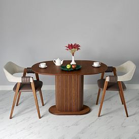 Стол Allure 120х80х75 см, шпон дуба, цвет орех - изображение 12