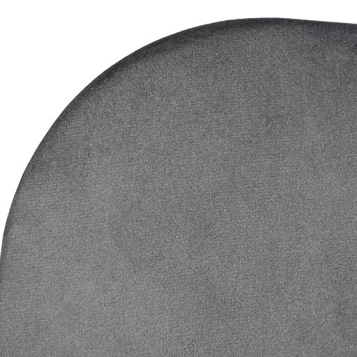 Стул Seven Style тёмно-серый велюр с чёрными ножками - изображение 5