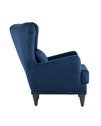 Кресло Скотт велюр тёмно-синий - изображение 4