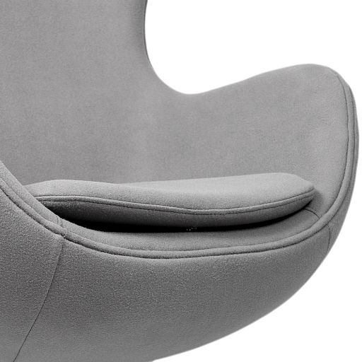 Кресло EGG CHAIR светло-серый кашемир - изображение 6