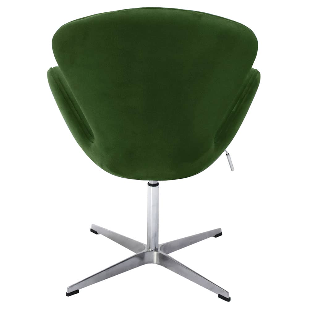 Кресло SWAN CHAIR зеленый, искусственная замша - изображение 5