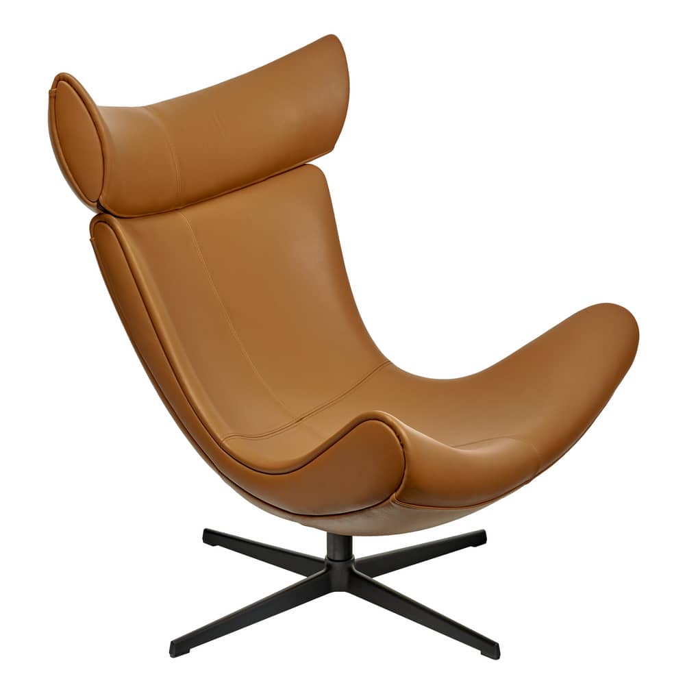 Кресло TORO оранжевый, натуральная кожа - изображение 1