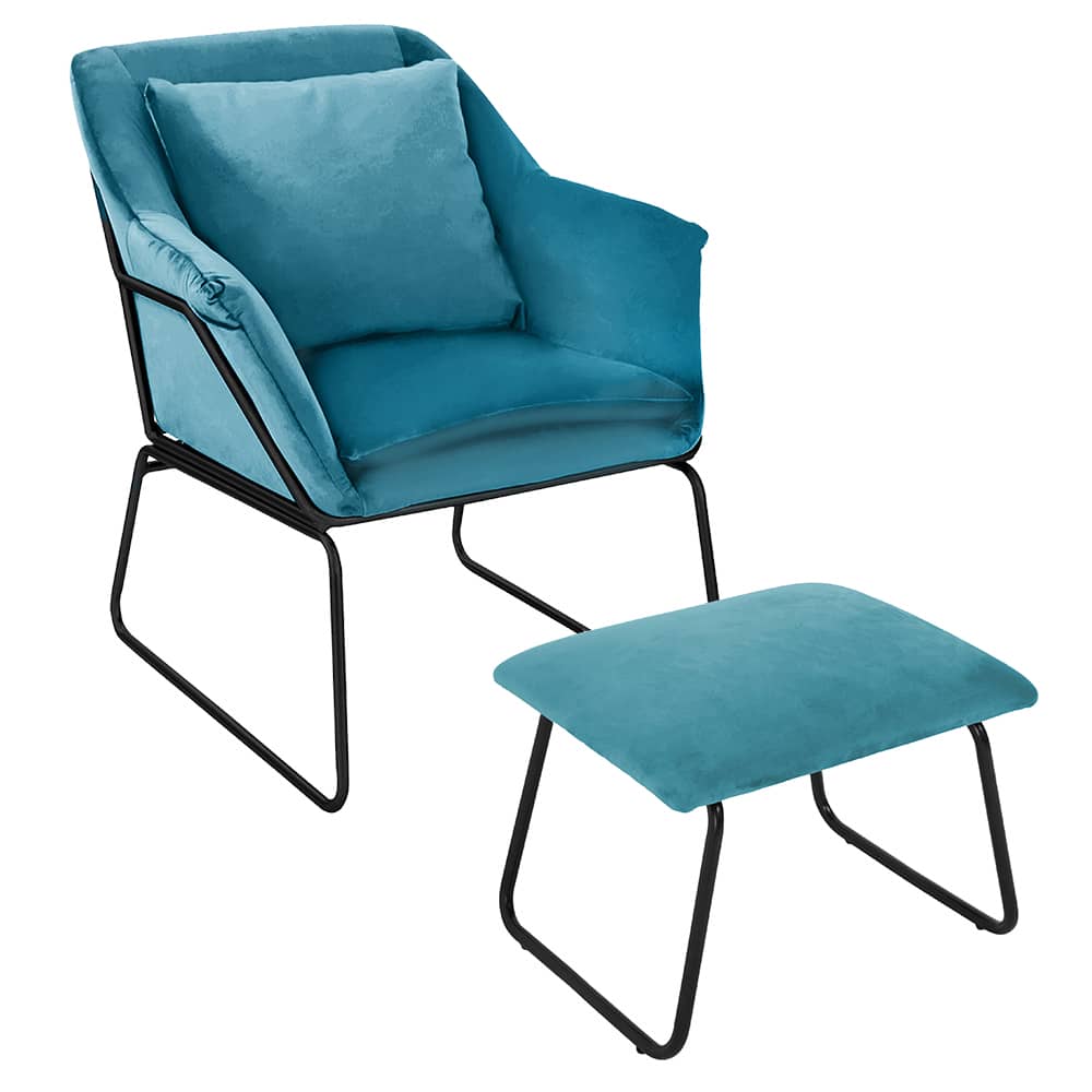 Комплект кресло ALEX и оттоманка ALEX бирюзовый - изображение 1