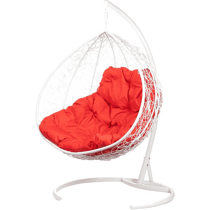 Двойное подвесное кресло FP 0270 красная подушка - изображение 1