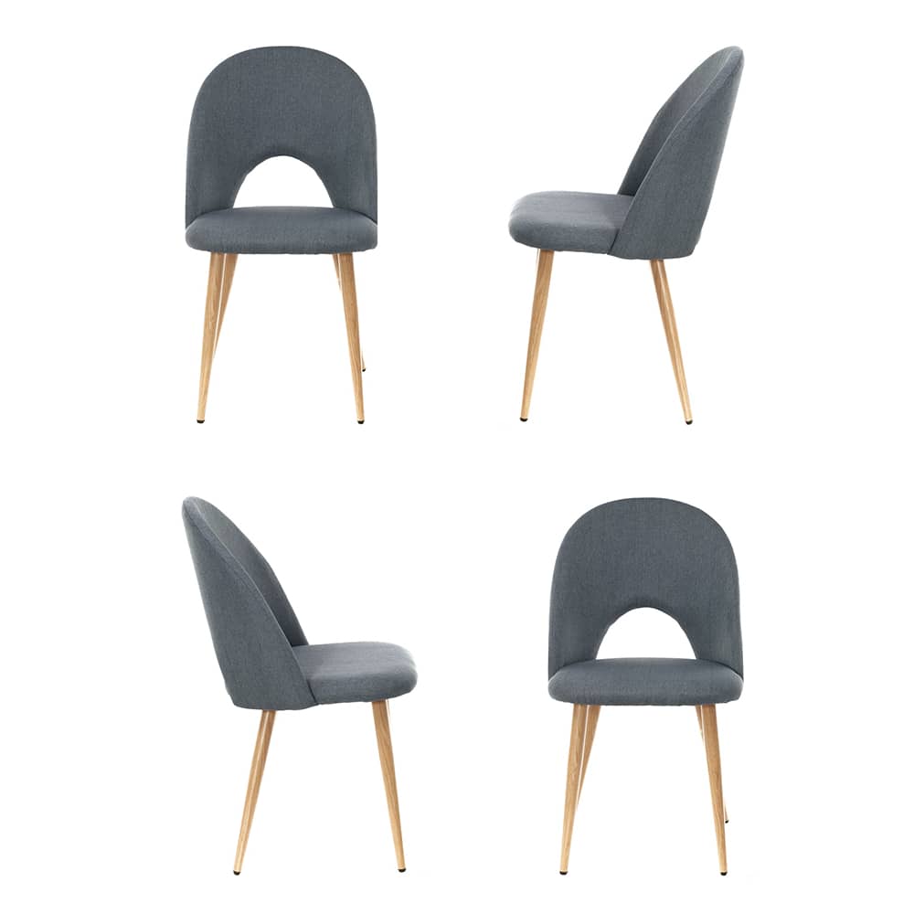 Комплект из 4-х стульев Cleo серый - изображение 1