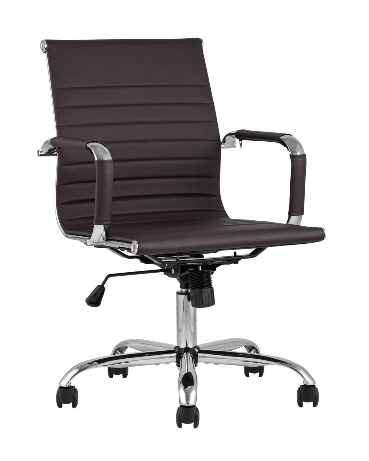 Кресло офисное TopChairs City S коричневое - изображение 1