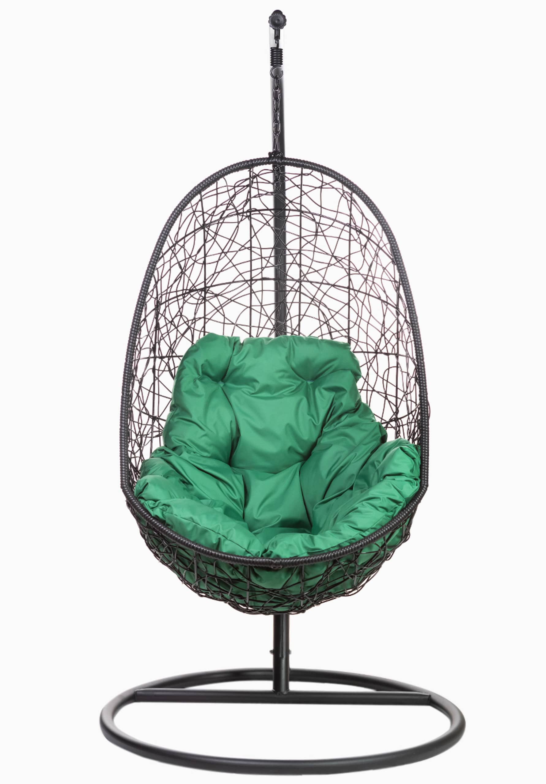 Кресло подвесное FP 0224 зеленая подушка - изображение 1