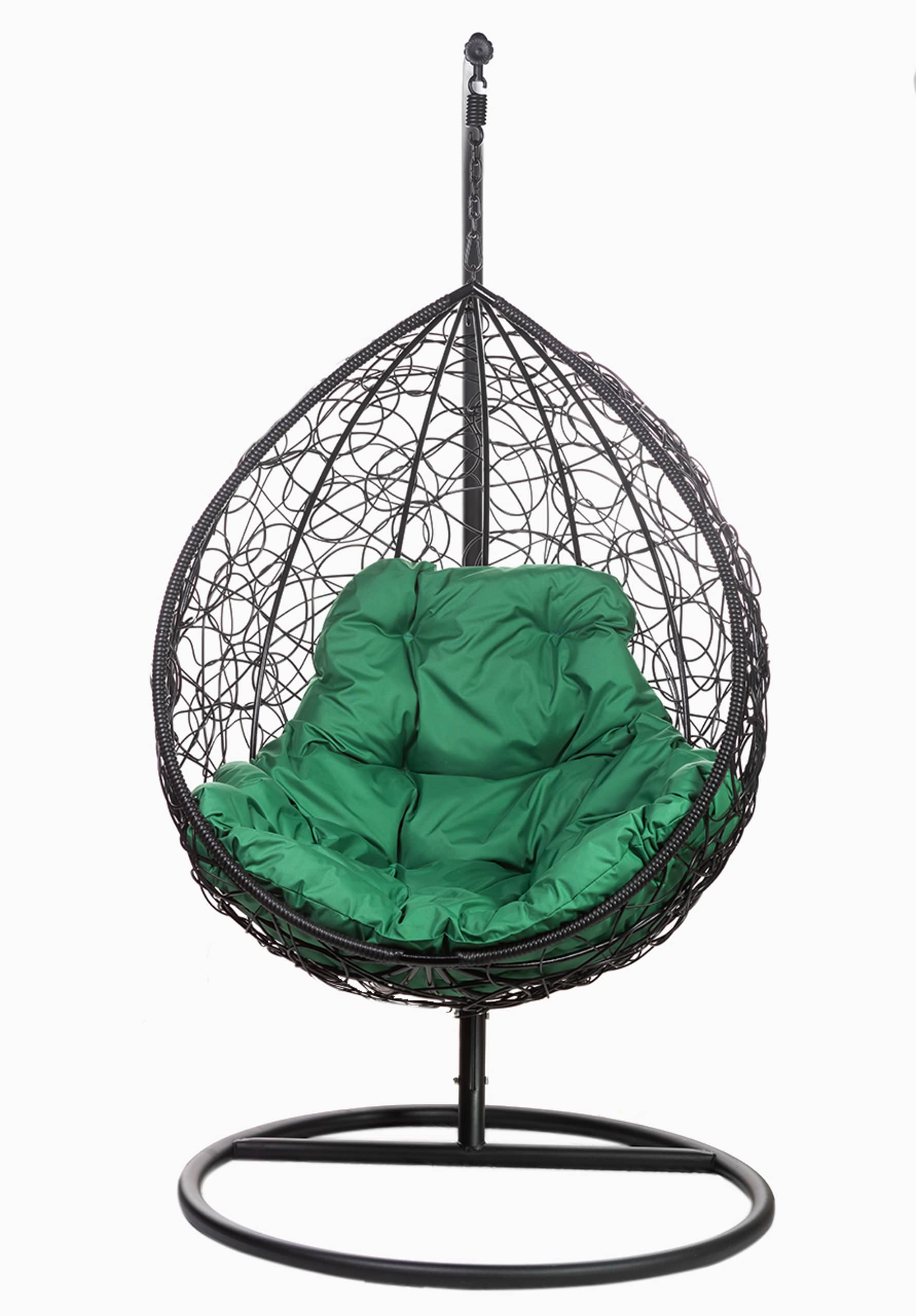 Кресло подвесное FP 0234 зеленая подушка - изображение 1