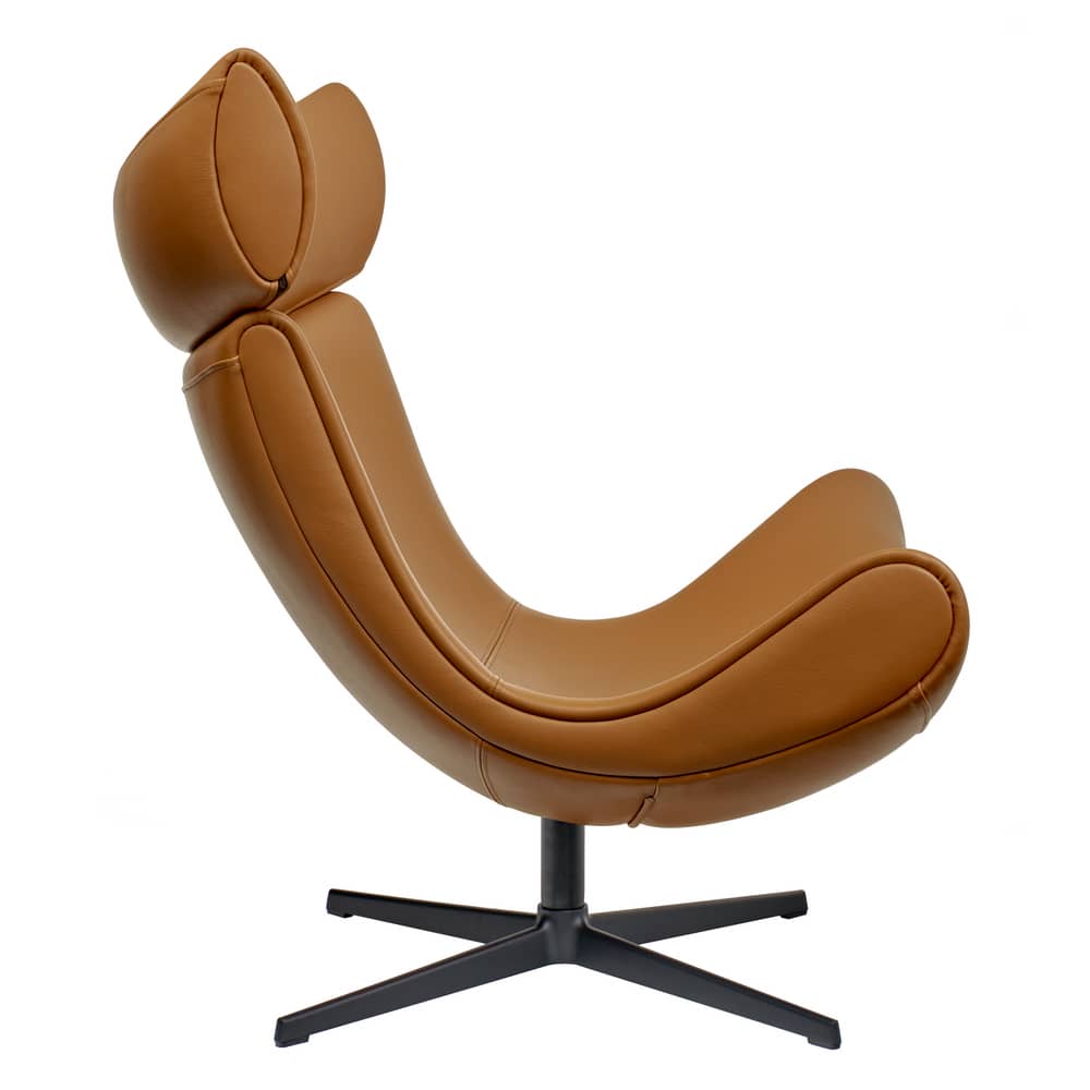 Кресло TORO оранжевый, натуральная кожа - изображение 4