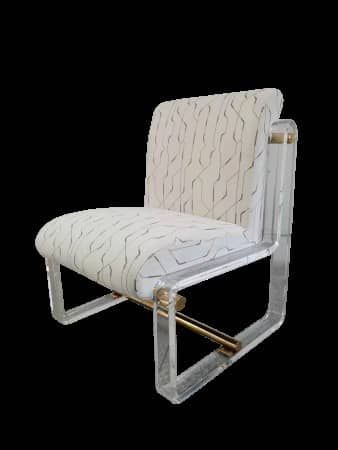 Кресло Манхэттен MH39CH, 60x73x81 см, белый с принтом - изображение 5