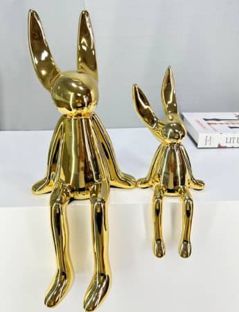 Комплект Золотые кролики IST-082, золотой глянцевый - изображение 1