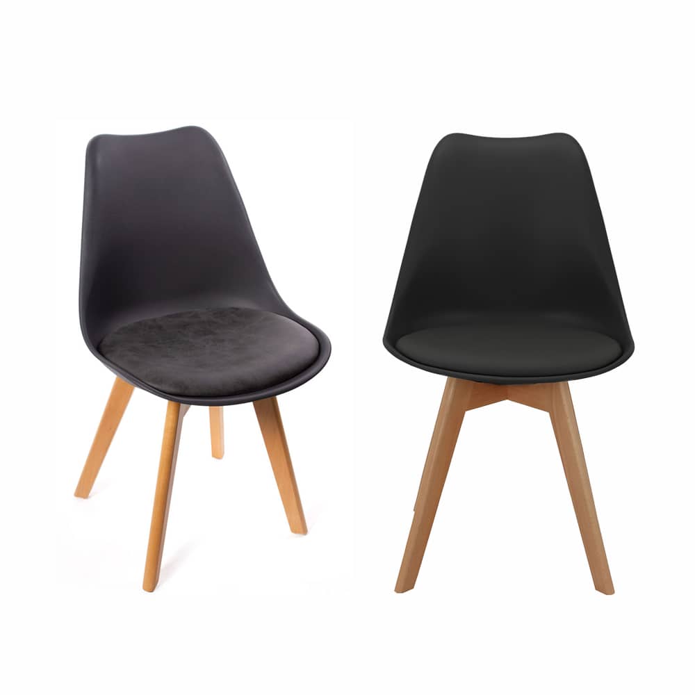 Комплект из 2-х стульев Eames Bon чёрный - изображение 1
