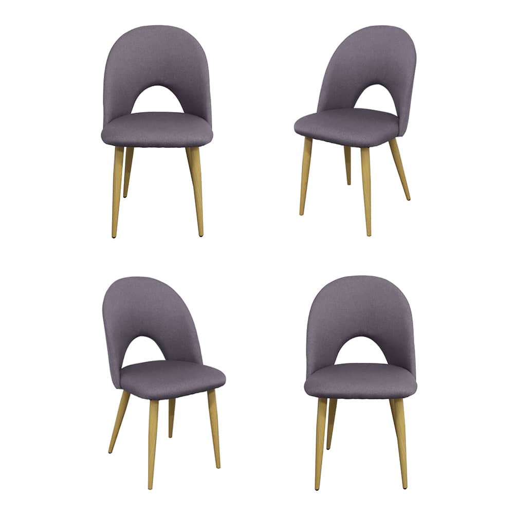Комплект из 4-х стульев Cleo коричневый - изображение 1