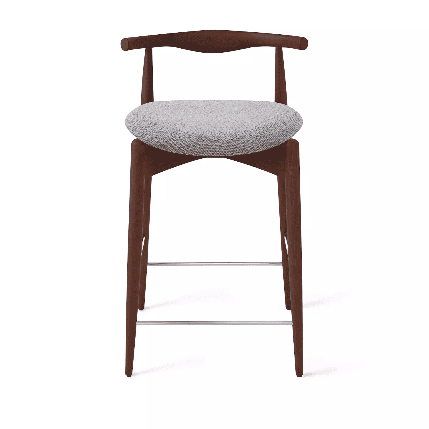 Полубарный стул Hans, бук натуральный коричневый, темно-серый - изображение 1