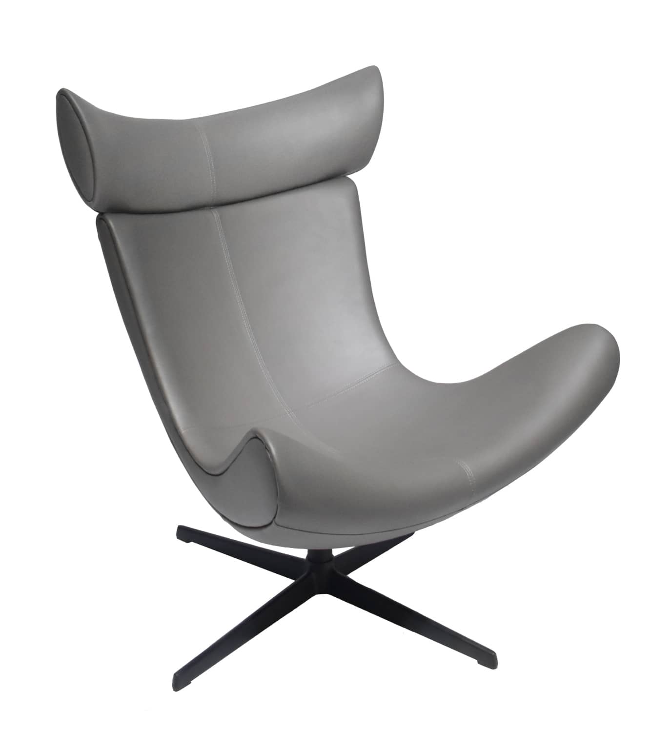 Кресло TORO серый, экокожа - изображение 1
