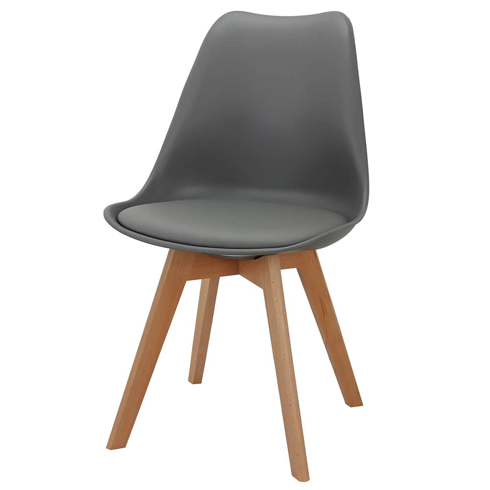 Комплект из 4-х стульев Eames Bon серый - изображение 4