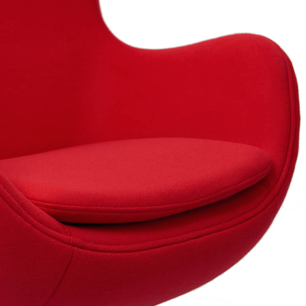 Кресло EGG CHAIR красный кашемир - изображение 5