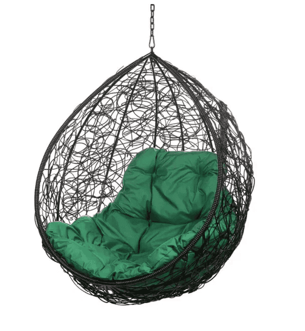Кресло подвесное FP 0236 зеленая подушка - изображение 1