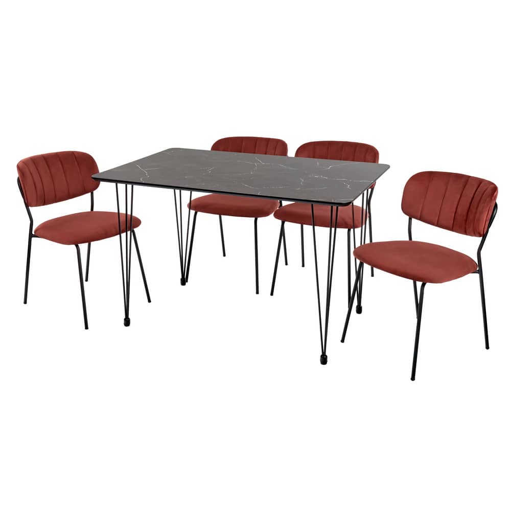 Обеденная группа стол FR 0629 и 4 стула FR 0470 - изображение 1