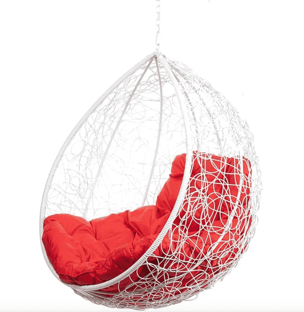 Кресло подвесное FP 0240 красная подушка - изображение 1