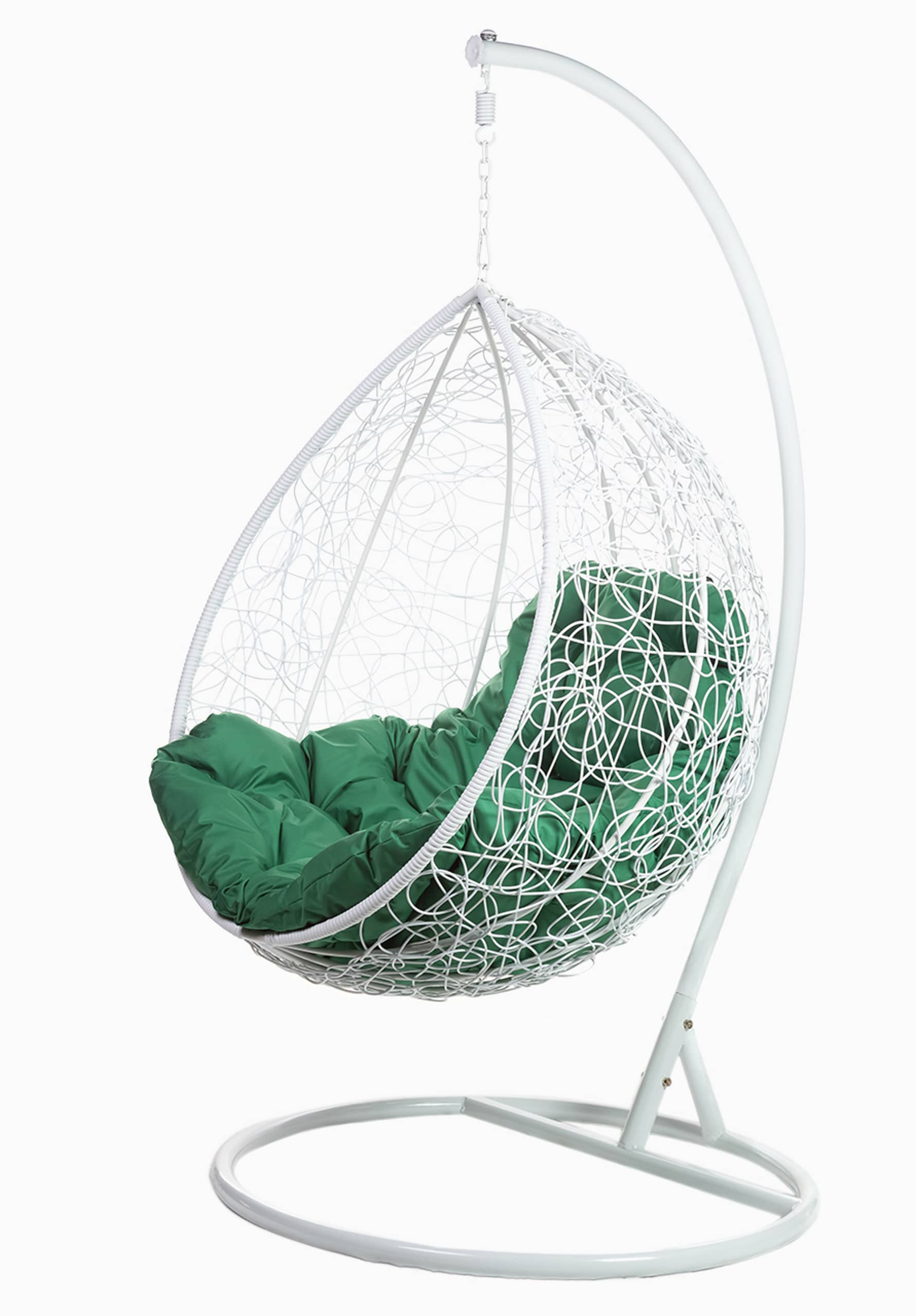 Кресло подвесное FP 0237 зеленая подушка - изображение 1