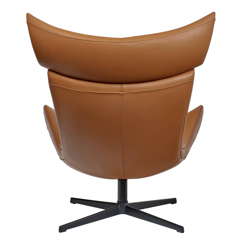 Кресло TORO оранжевый, натуральная кожа - изображение 3