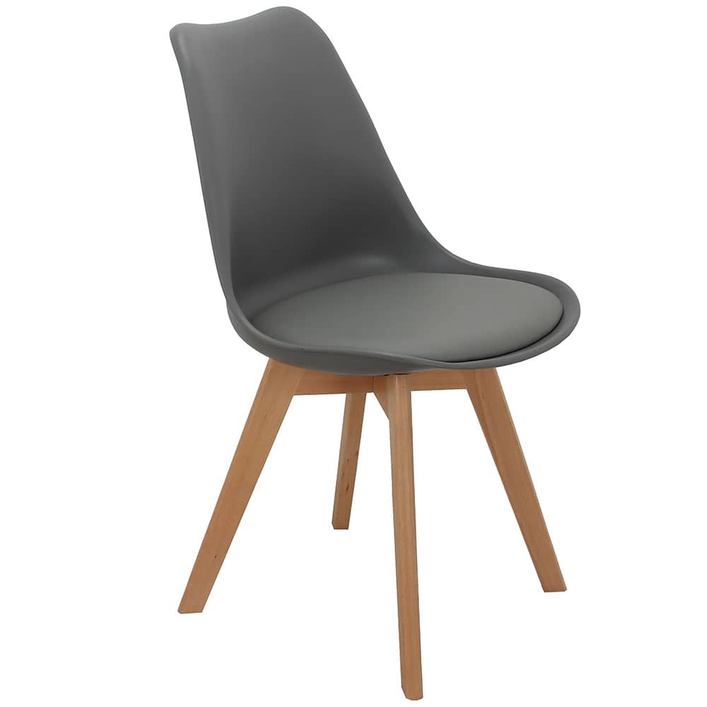 Комплект из 4-х стульев Eames Bon серый - изображение 2