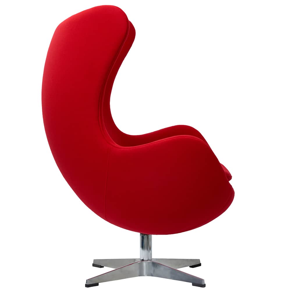 Кресло EGG CHAIR красный кашемир - изображение 3