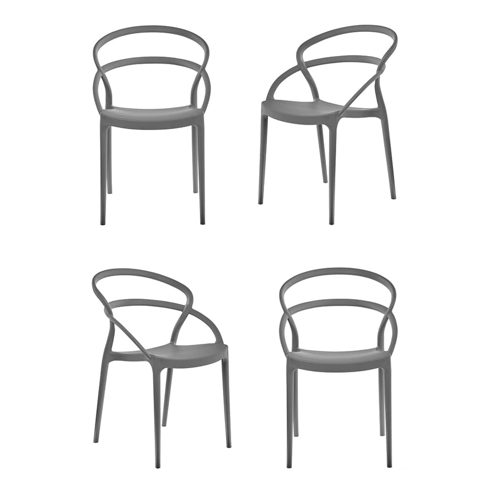 Комплект из 4-х стульев Margo серый - изображение 1
