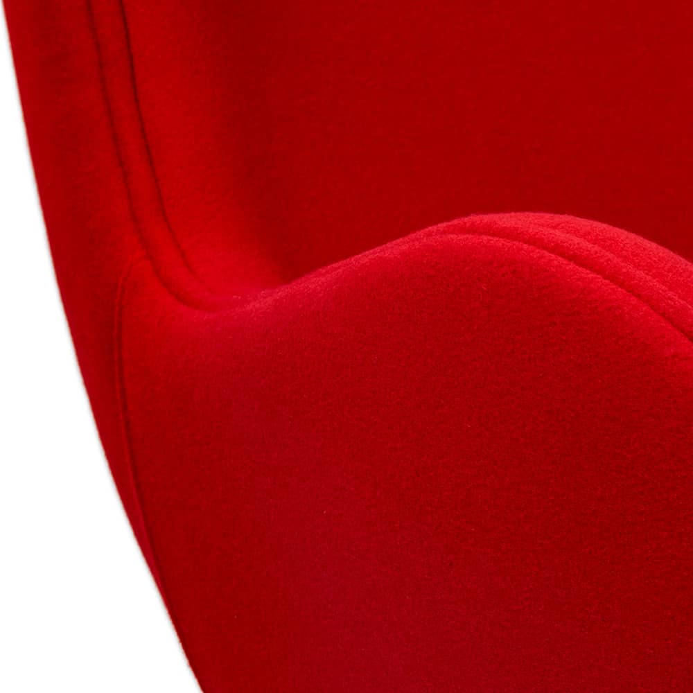 Кресло EGG CHAIR красный кашемир - изображение 6