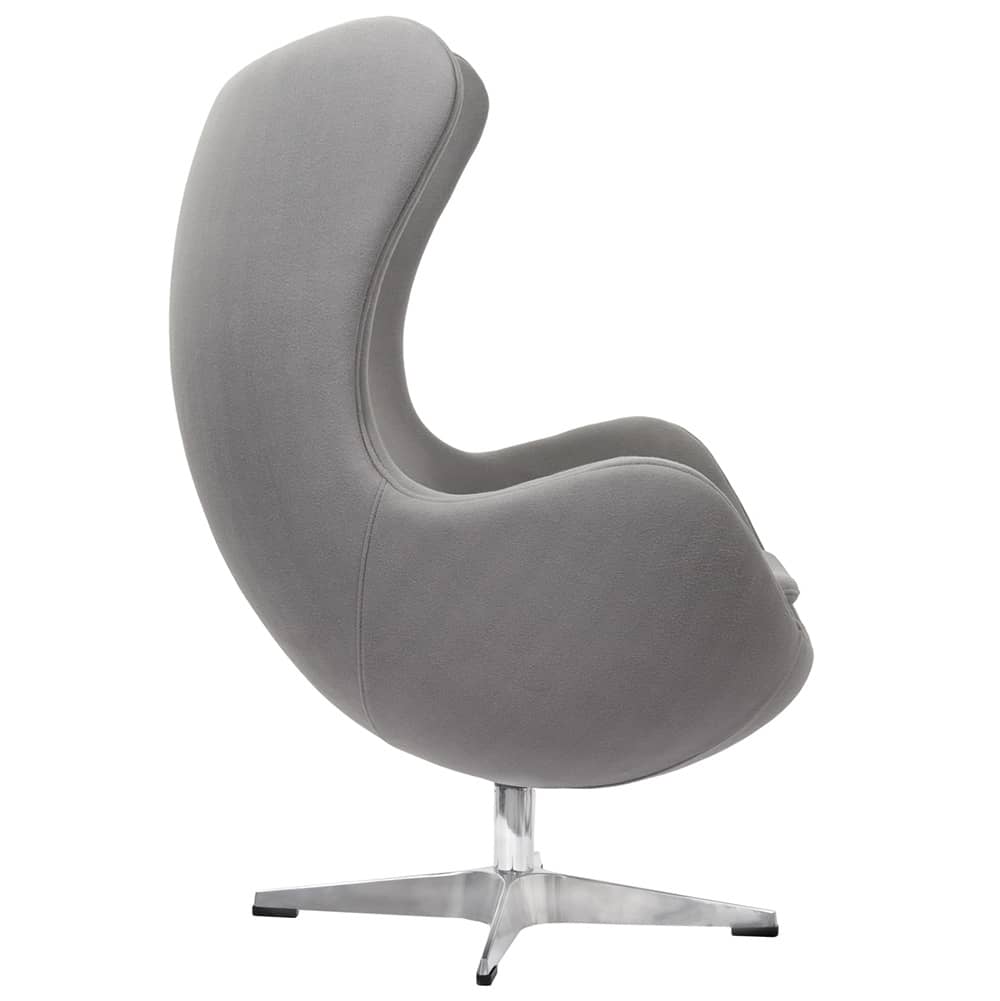 Кресло EGG CHAIR светло-серый кашемир - изображение 3