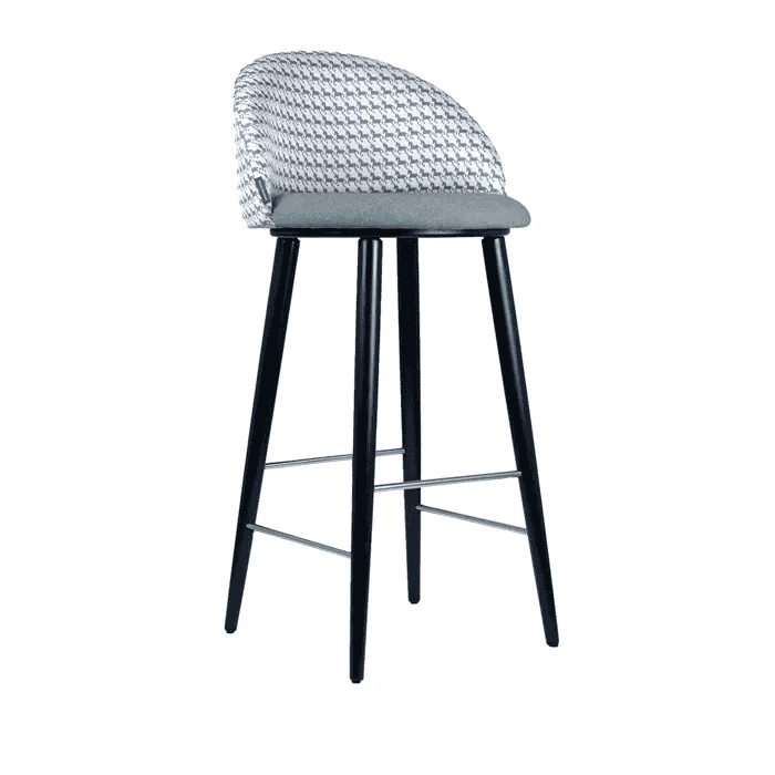 Барный стул Kjer, серый - изображение 1