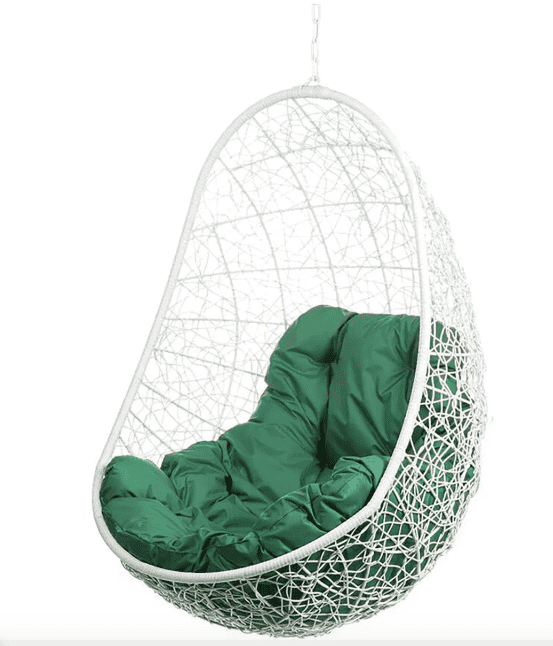 Кресло подвесное FP 0230 Без стойки Зеленая подушка - изображение 1