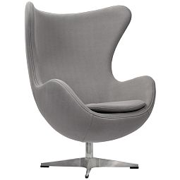 Кресло EGG CHAIR светло-серый кашемир - изображение 1