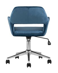 Кресло офисное Ross велюр синий - изображение 5
