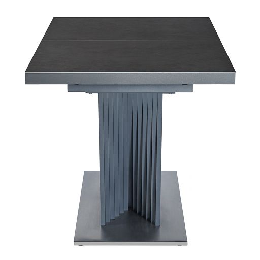 Стол раздвижной ASTRA 140-190x80х80см, керамогранит, сталь, антрацит - изображение 8
