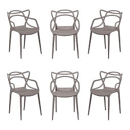 Комплект из 6-ти стульев Masters латте - изображение 1