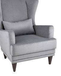 Кресло Скотт велюр серый - изображение 2