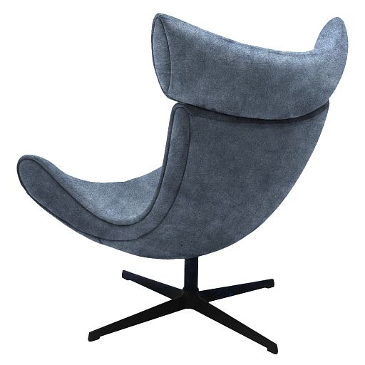 Кресло TORO тёмно-серый, искусственная замша - изображение 4