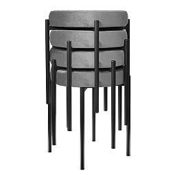 Комплект стульев-табуретов Bug серый - изображение 2