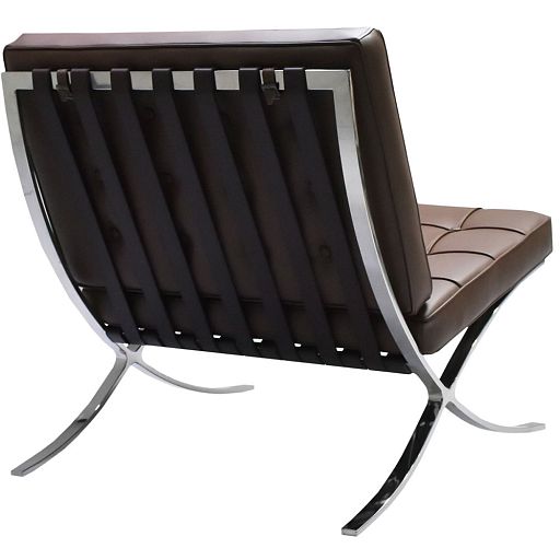 Кресло BARCELONA CHAIR коричневый - изображение 6