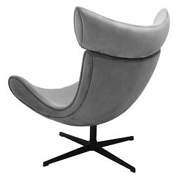 Кресло TORO серый, искусственная замша - изображение 4