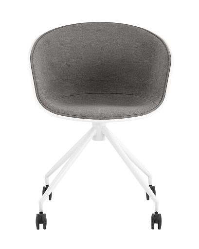 Кресло офисное LIBRA рогожка серый - изображение 3