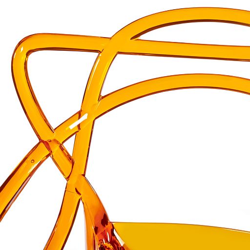 Комплект из 2-х стульев Masters прозрачный оранжевый - изображение 6