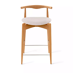 Полубарный стул Hans, бук натуральный, бежевый - изображение 1
