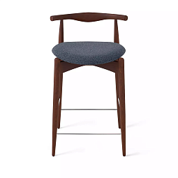 Полубарный стул Hans, бук натуральный коричневый, черный - изображение 1