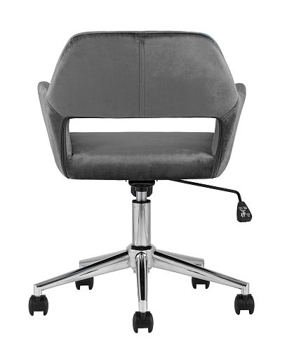 Кресло офисное Ross велюр серый - изображение 5